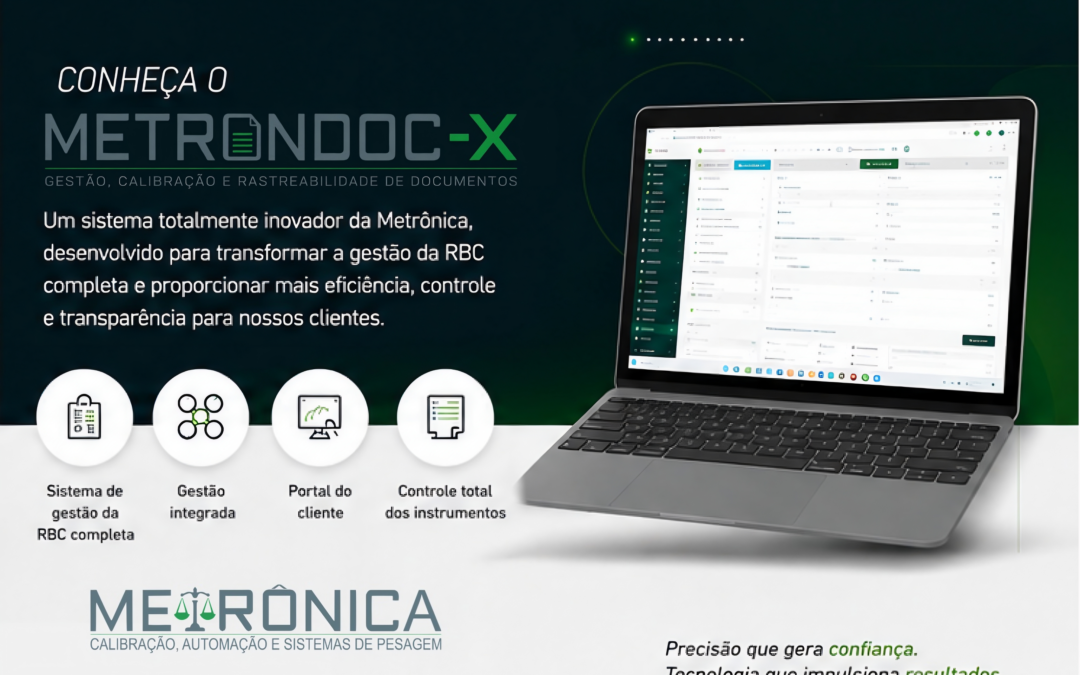 APRESENTAMOS NOSSO NOVO SOFTWARE METRONDOC-X: A nova geração da gestão metrológica chegou.